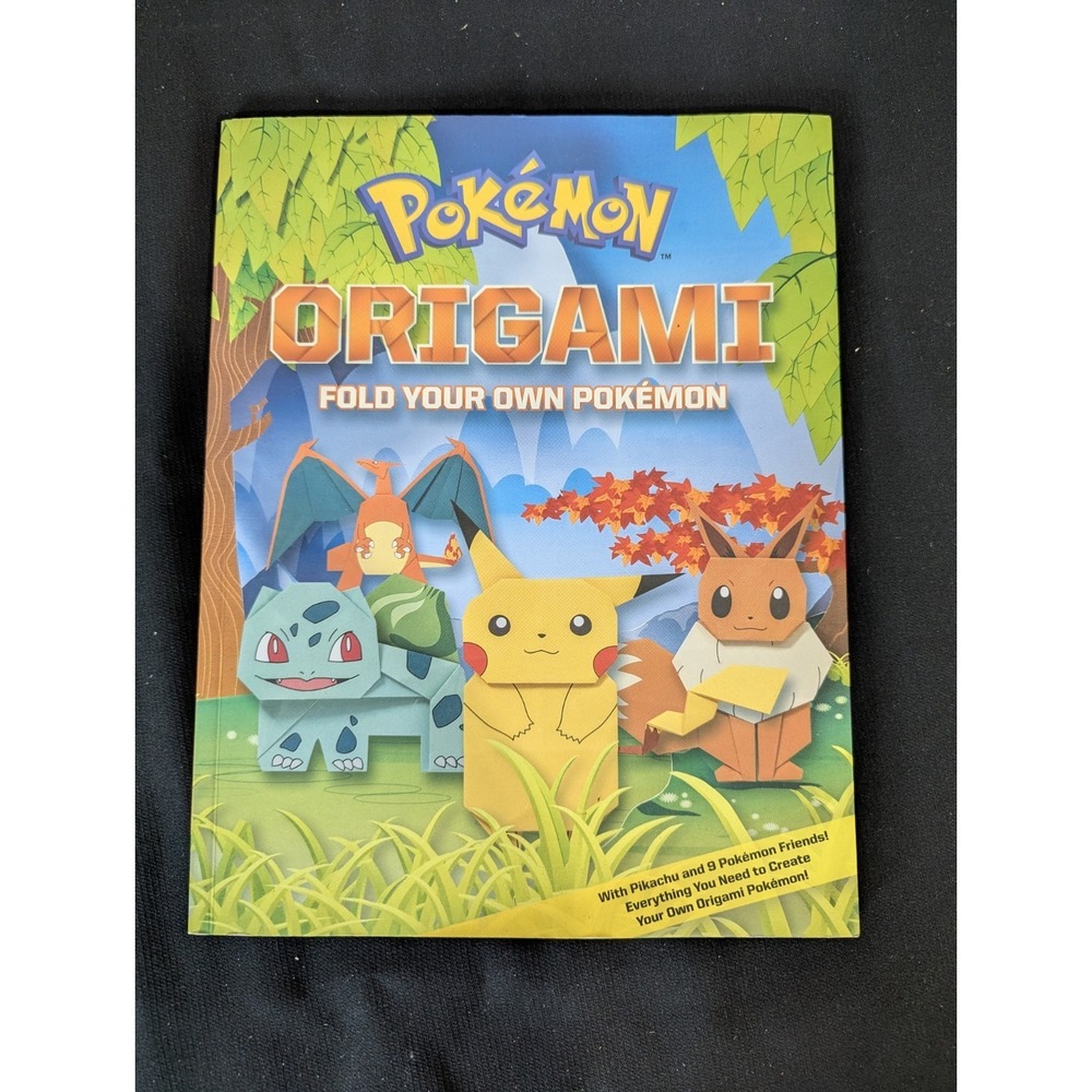 Pokémon Origami fold your own Pikachu Charizard Scraggy Bulbasaur Munchlax Eevee